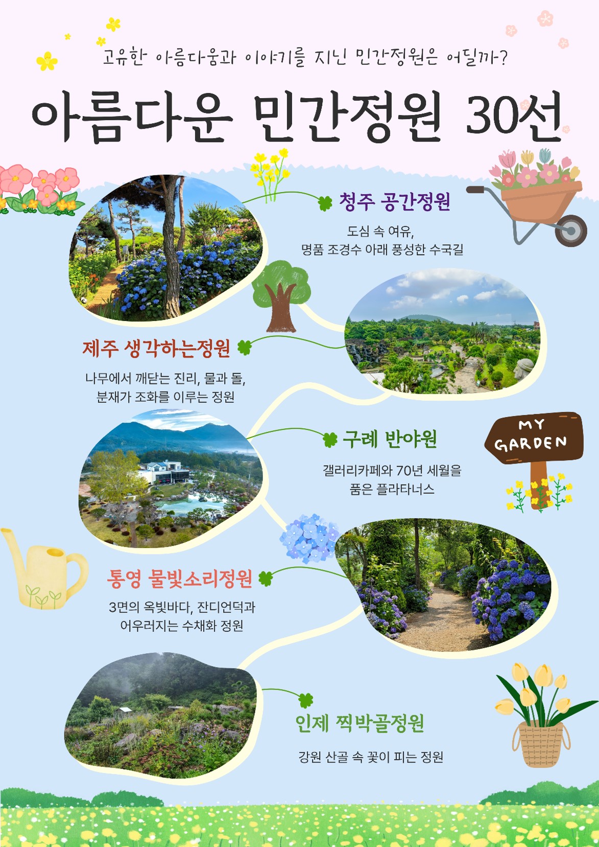아름다운 민간정원 30선